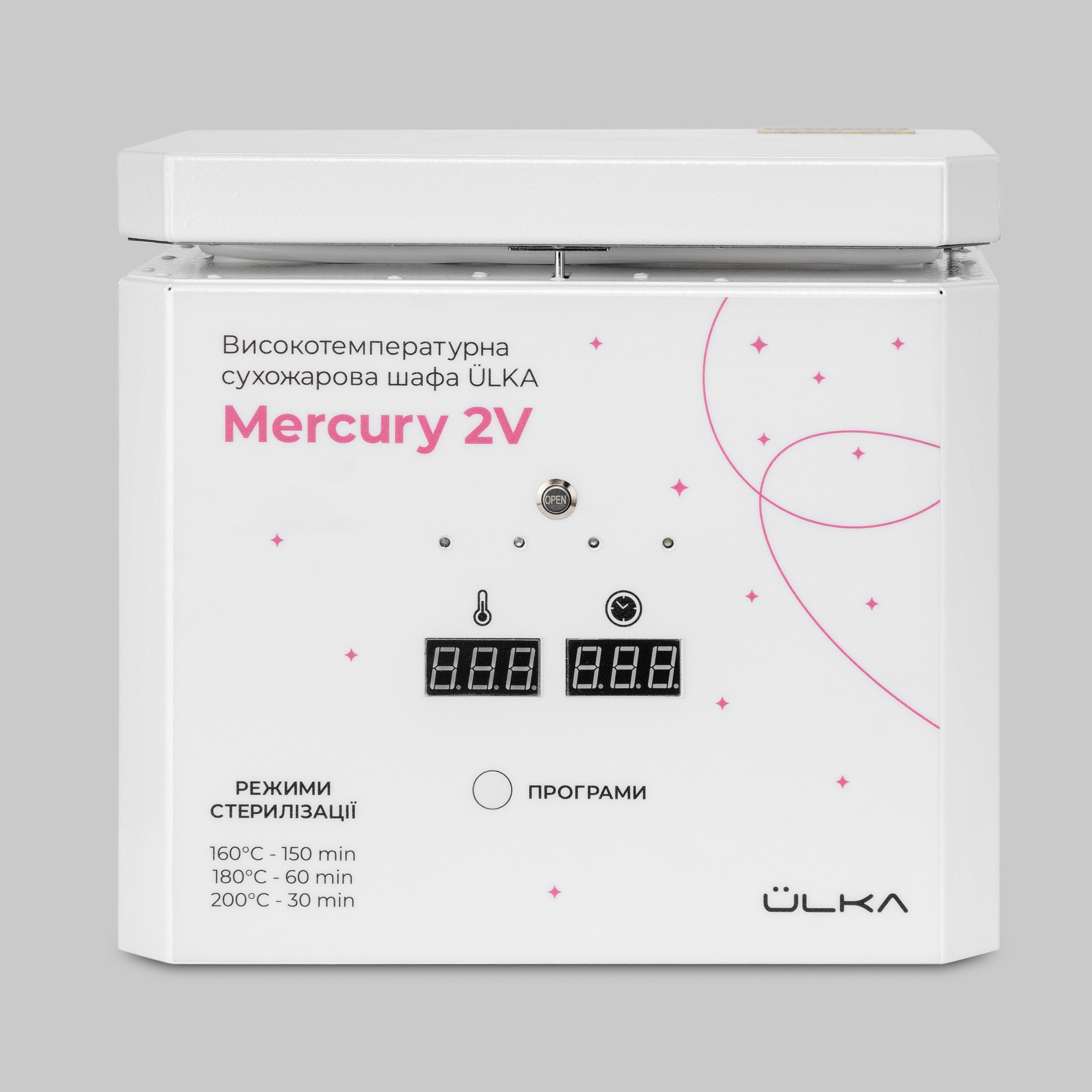 ULKA karšto oro sterilizatorius Mercury 2V