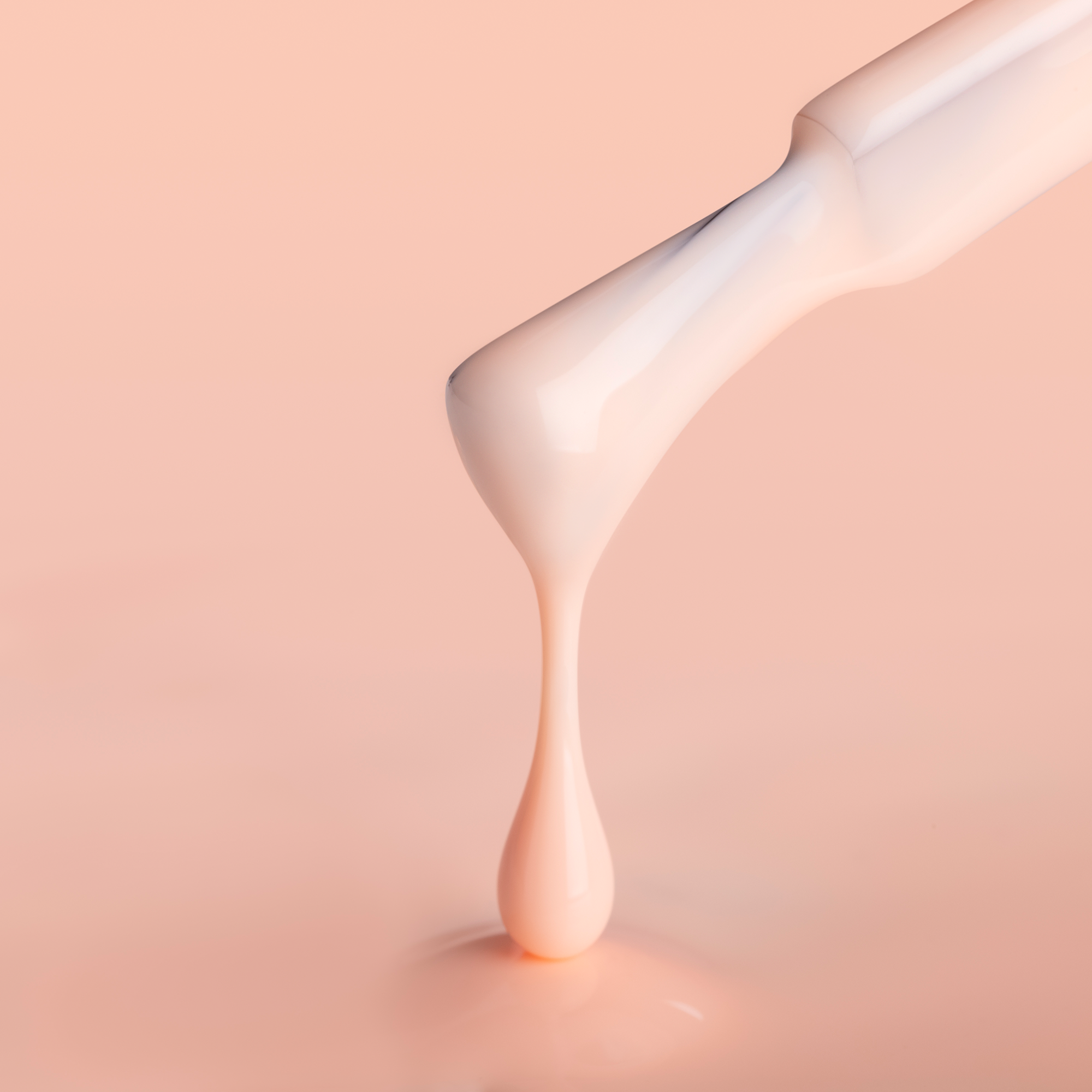 KODI spalvotas guminis pagrindo gelis, persikų spalvos, 7 ml