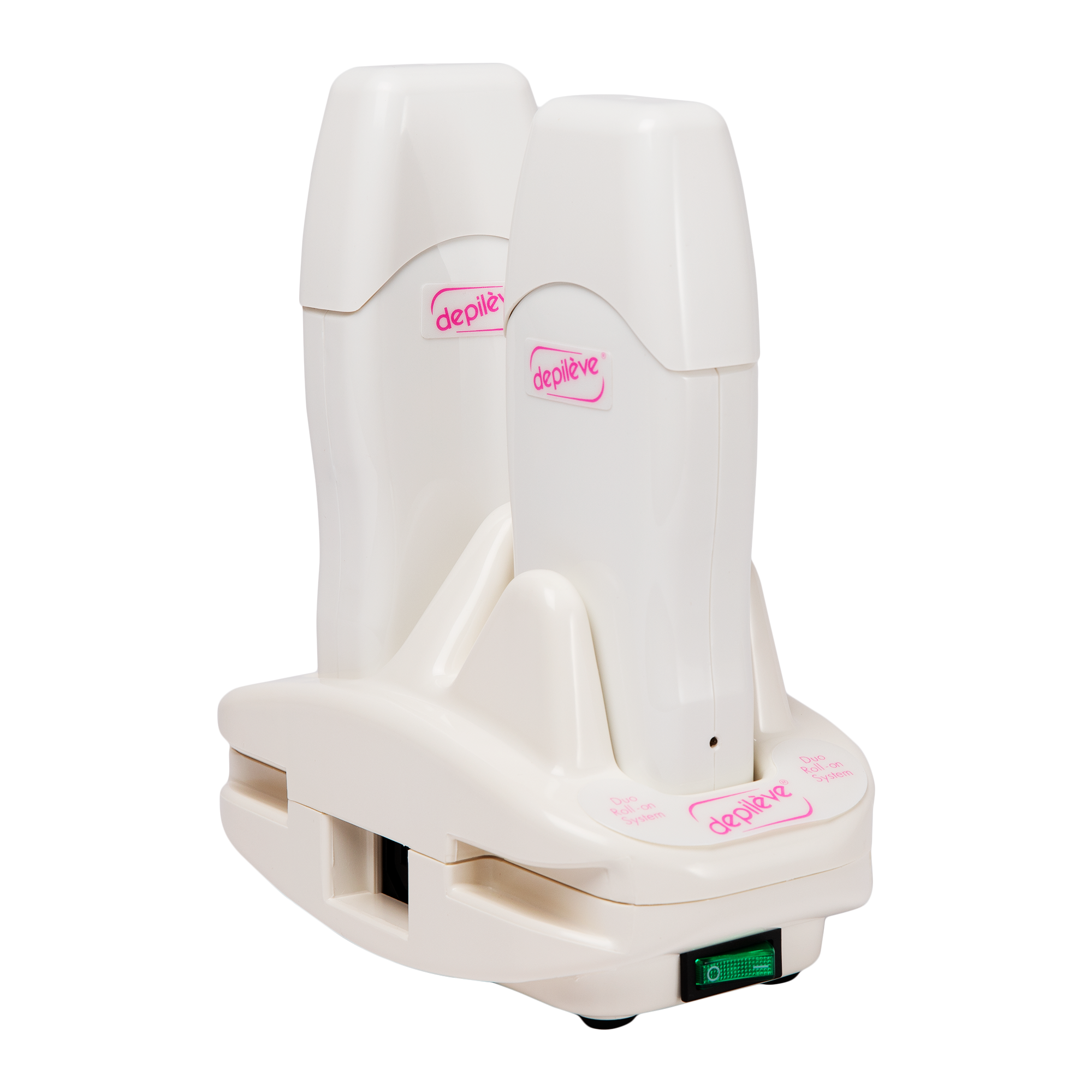 Depileve double wax cartridge heater with base 2x100 ml