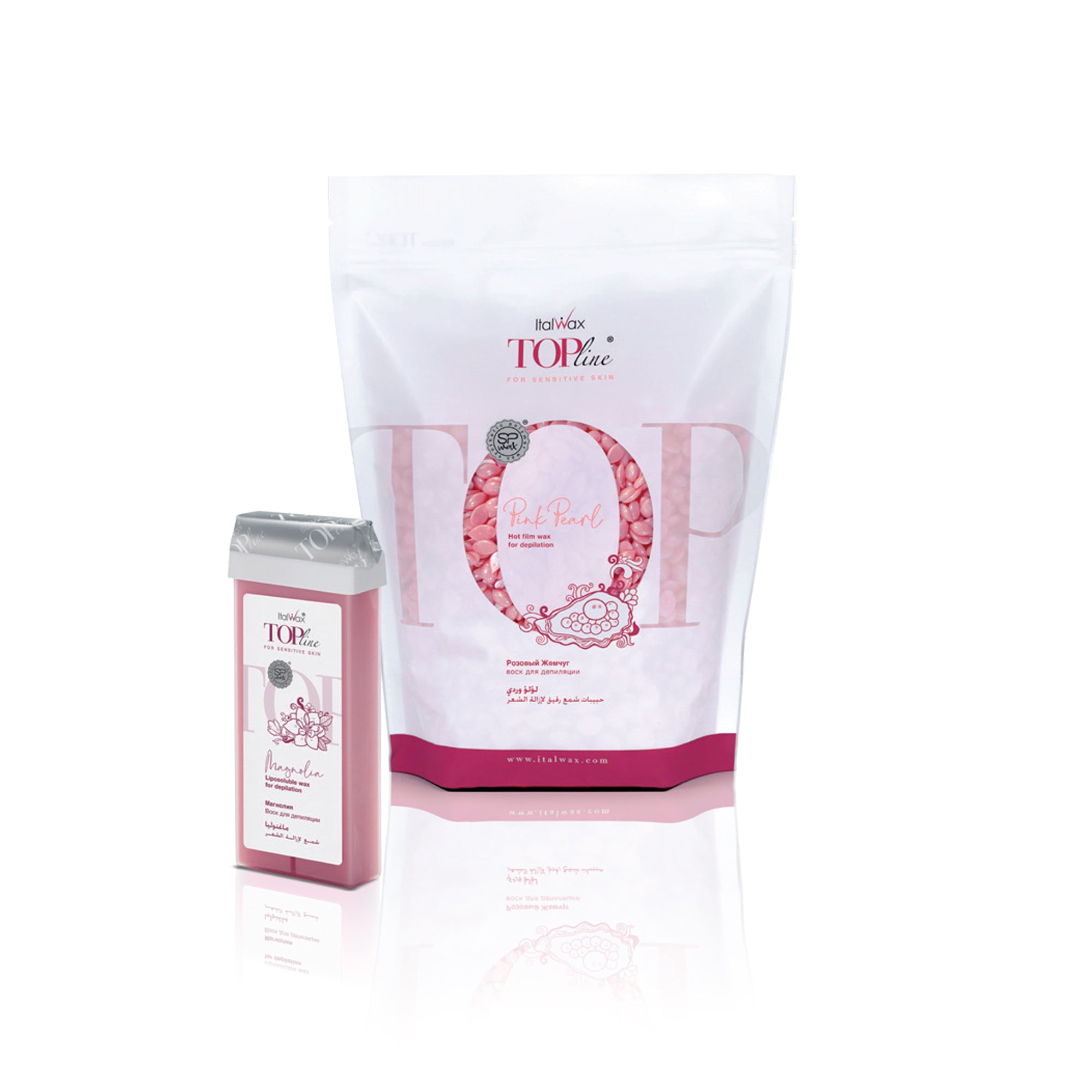 ItalWax TOPline Hot film wax in granules - PINK PEARL 750 gr.