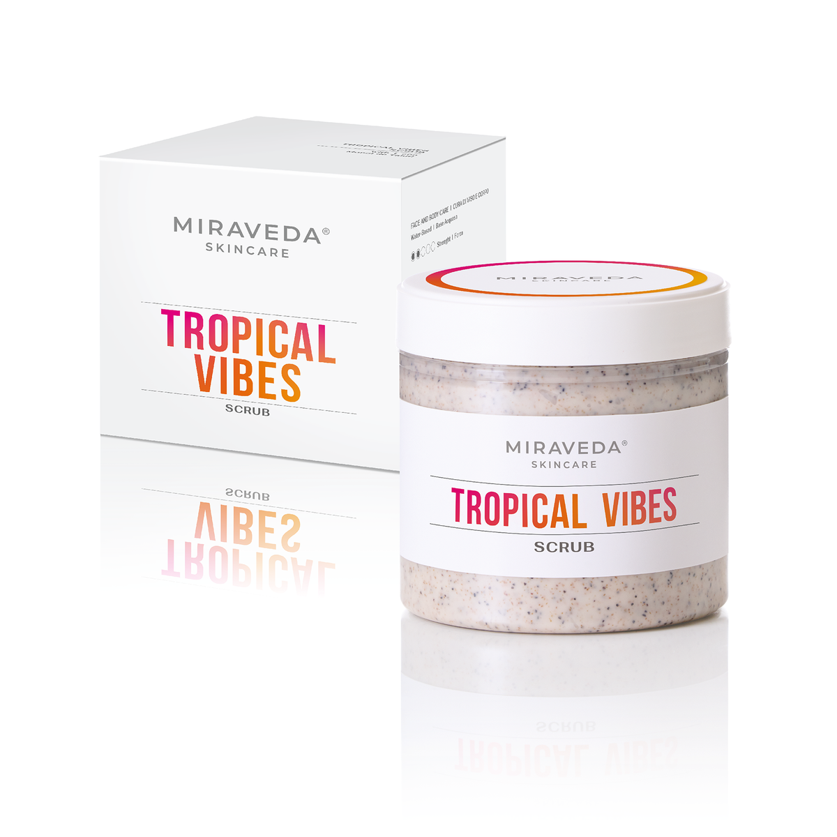 „ItalWax Miraveda“ veido ir kūno šveitiklis „Tropical Vibes“, 400 ml