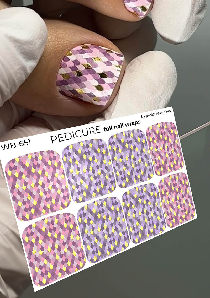 Pedikiūro spintelė pedikiūro plėvelė su auksine folija [WB-651] Didelė