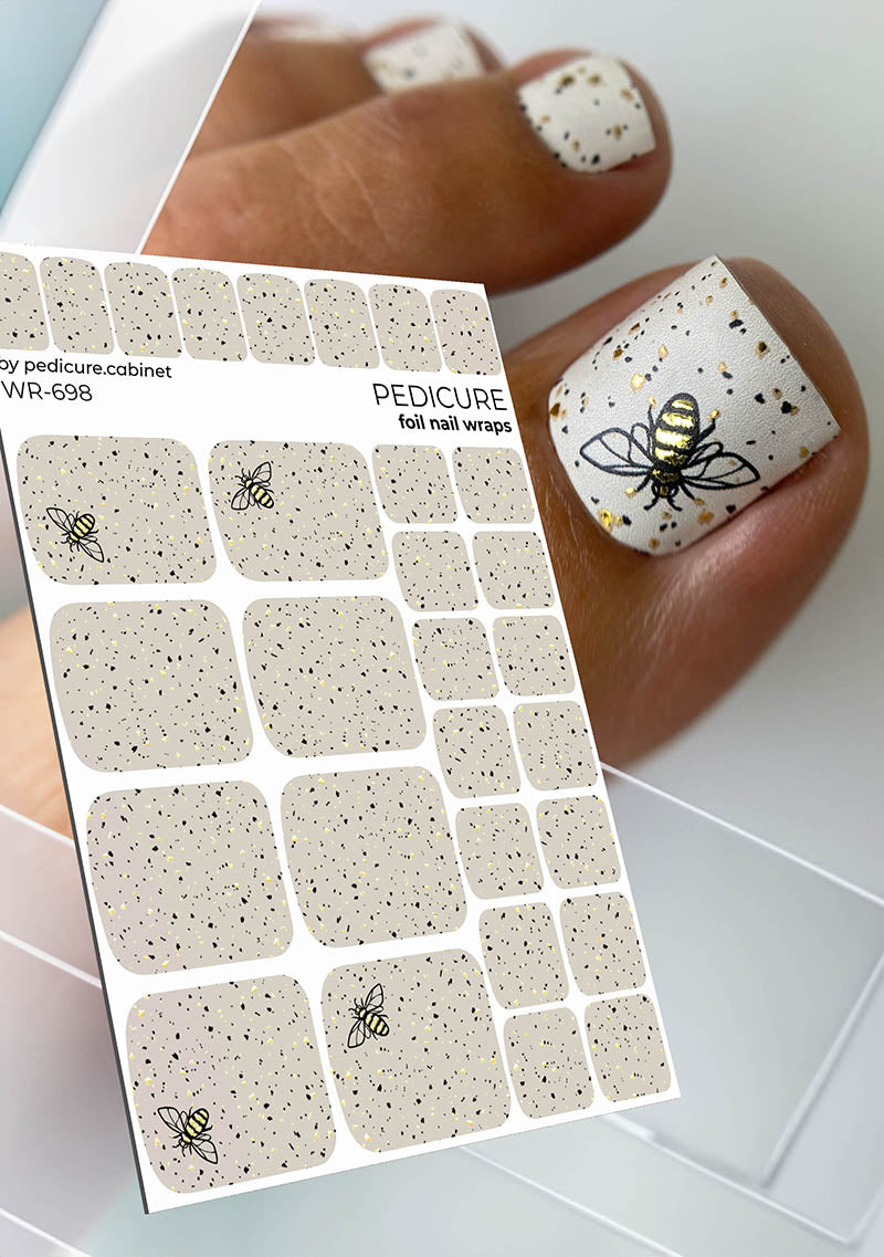 Pedikiūro spintelė pedikiūro plėvelė su auksine folija [WR-698]