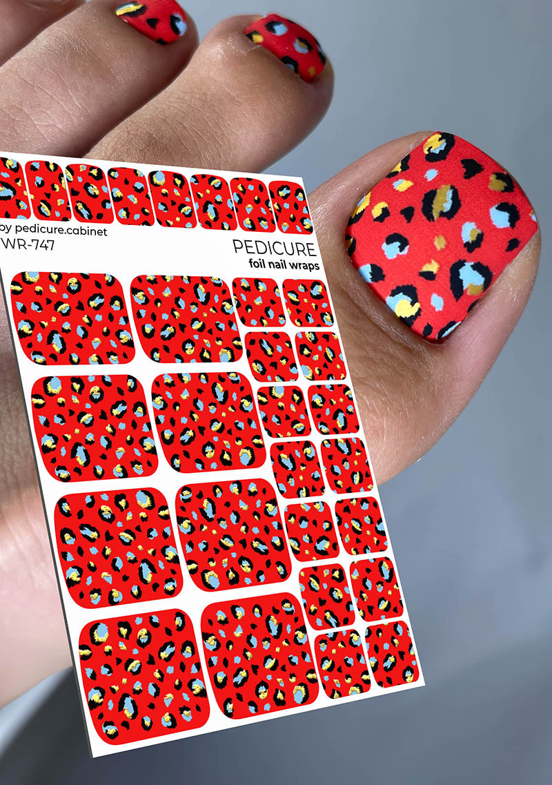 Pedikiūro spintelė pedikiūro plėvelė su auksine folija [WR-747]