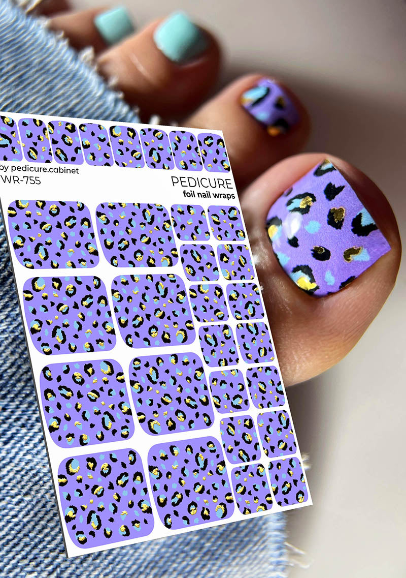 Pedikiūro spintelė pedikiūro plėvelė su auksine folija [WR-755]