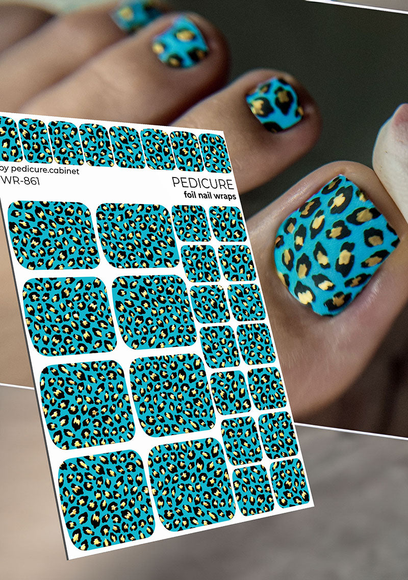 Pedikiūro spintelė pedikiūro plėvelė su auksine folija [WR-861]