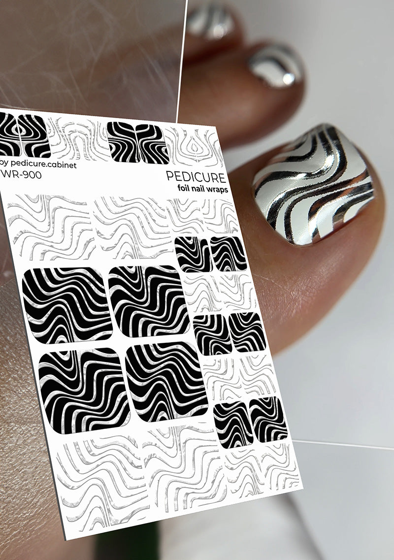 Пленка для педикюра ARS Nails с серебряной фольгой [WR-900]