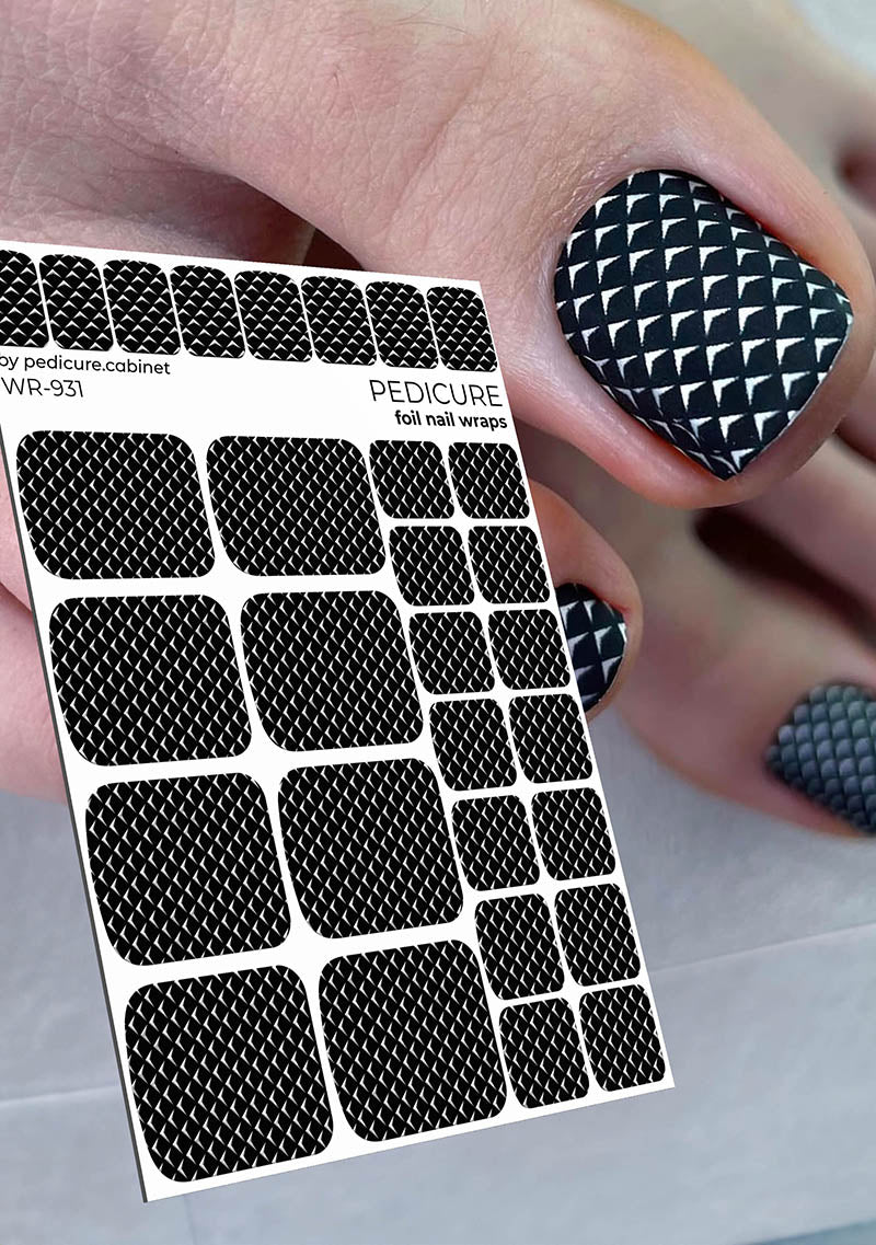 Pedikiūro spintelė su sidabro folijos pedikiūro plėvele [WR-931]