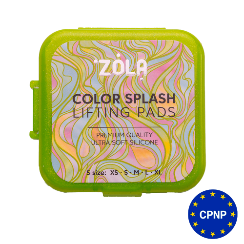 ZOLA spalvų purslų formos blakstienų laminavimui