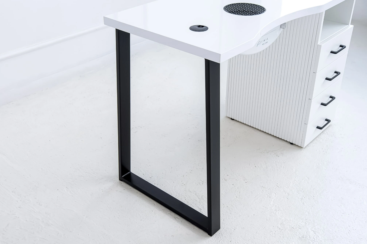 Afinia Prime Black cosmetic table with NDC 2000 dust collector