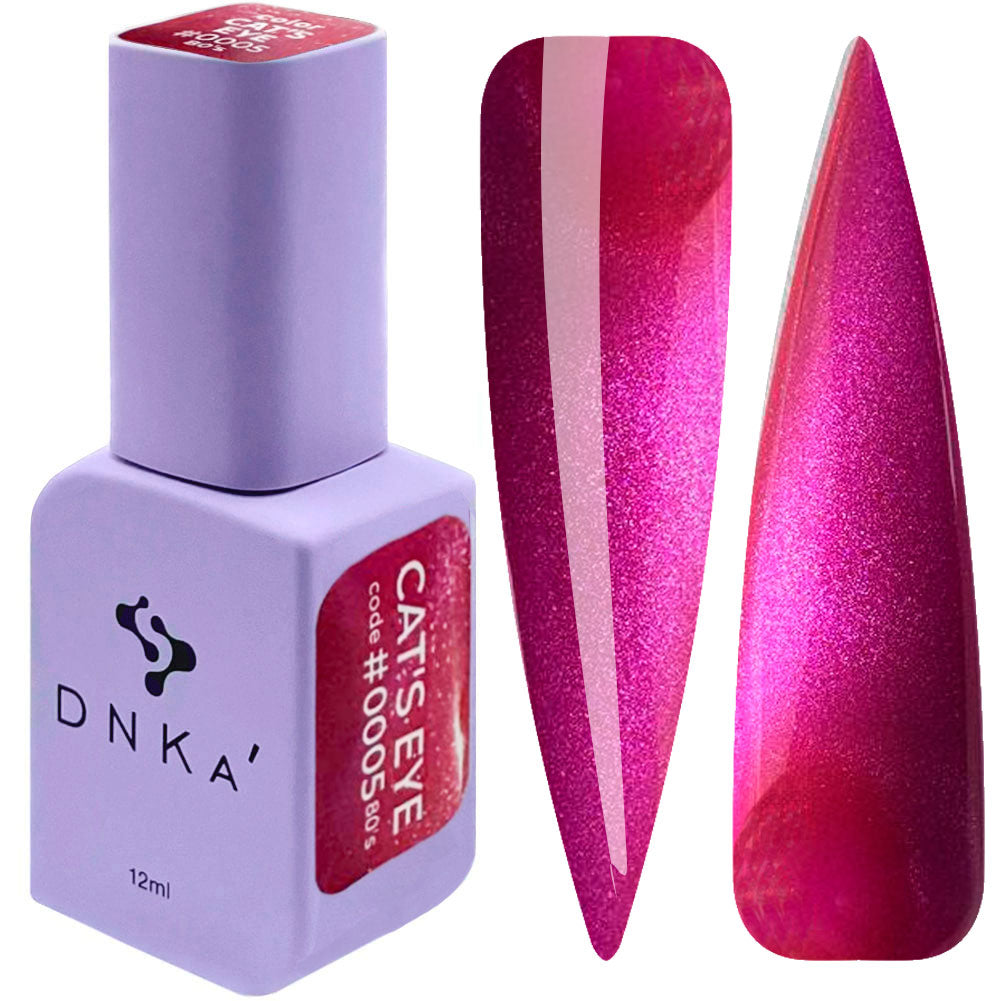 0005 Color Gel Polish DNKa' 80's Cat Eye Collection