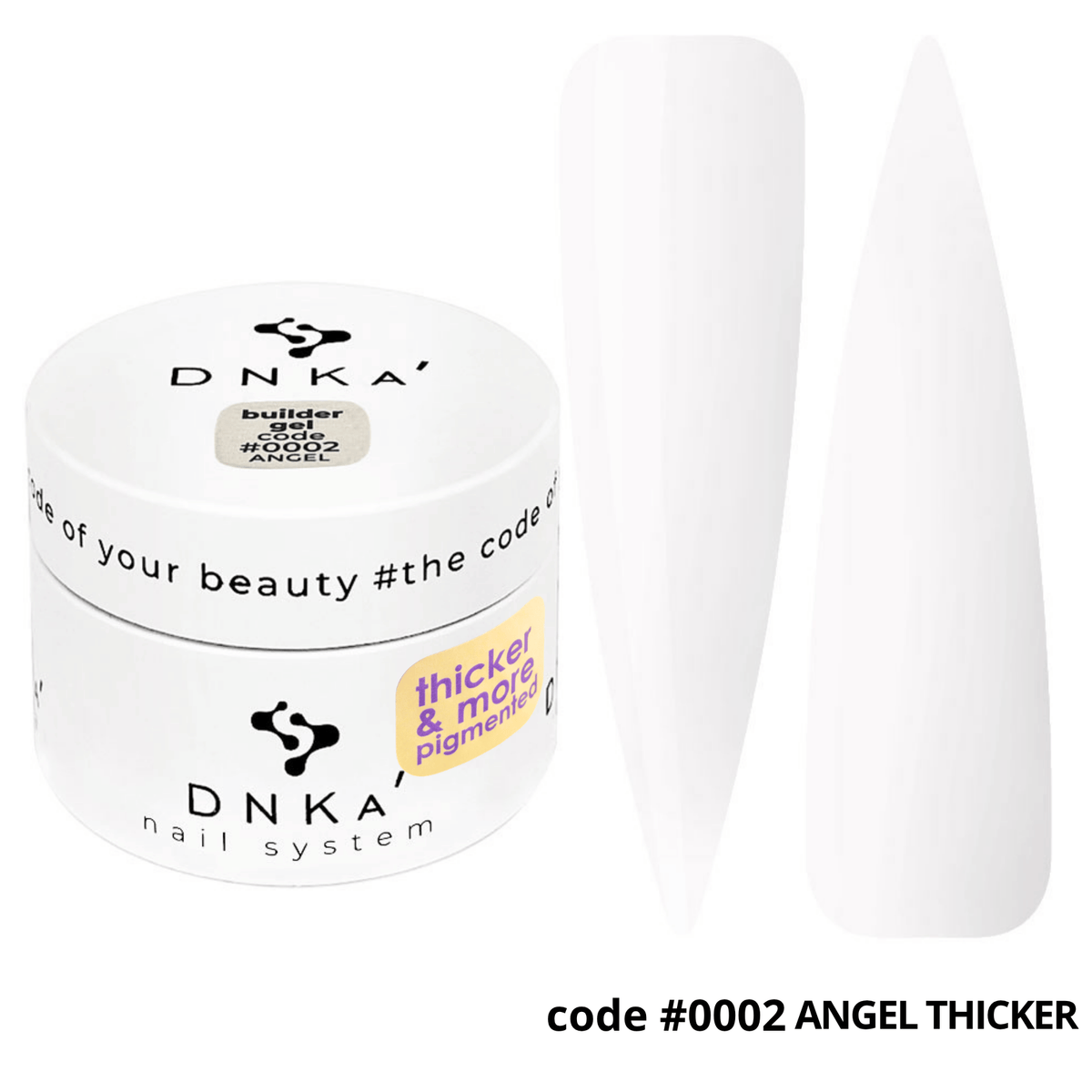 0002 „DNKa' Builder Gel Angel Thicker“ – 30 ml