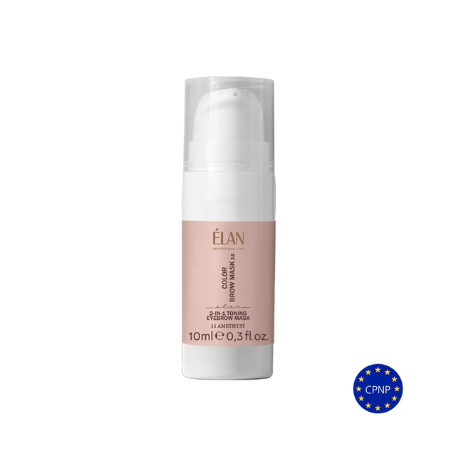 ELAN Tonizuojanti antakių kaukė, Spalvota antakių kaukė 2in1 Ametistas, 10 ml