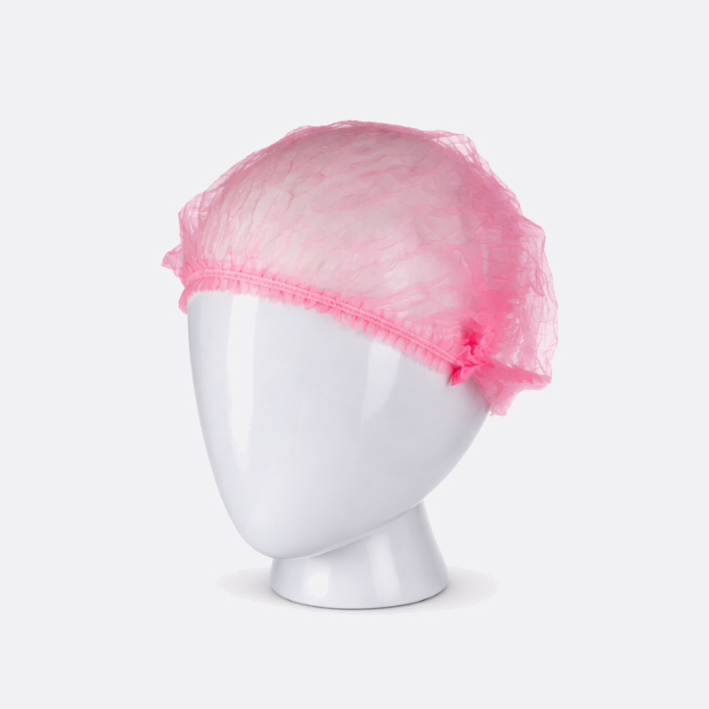 PW Disposable hats, pink, 100pcs.