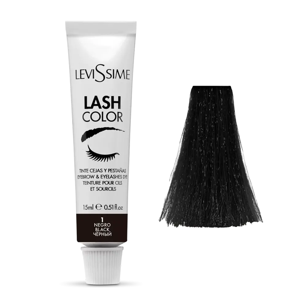 Levissime Eyebrow and Eyelash Tint BLACK, 15ml [5501]
