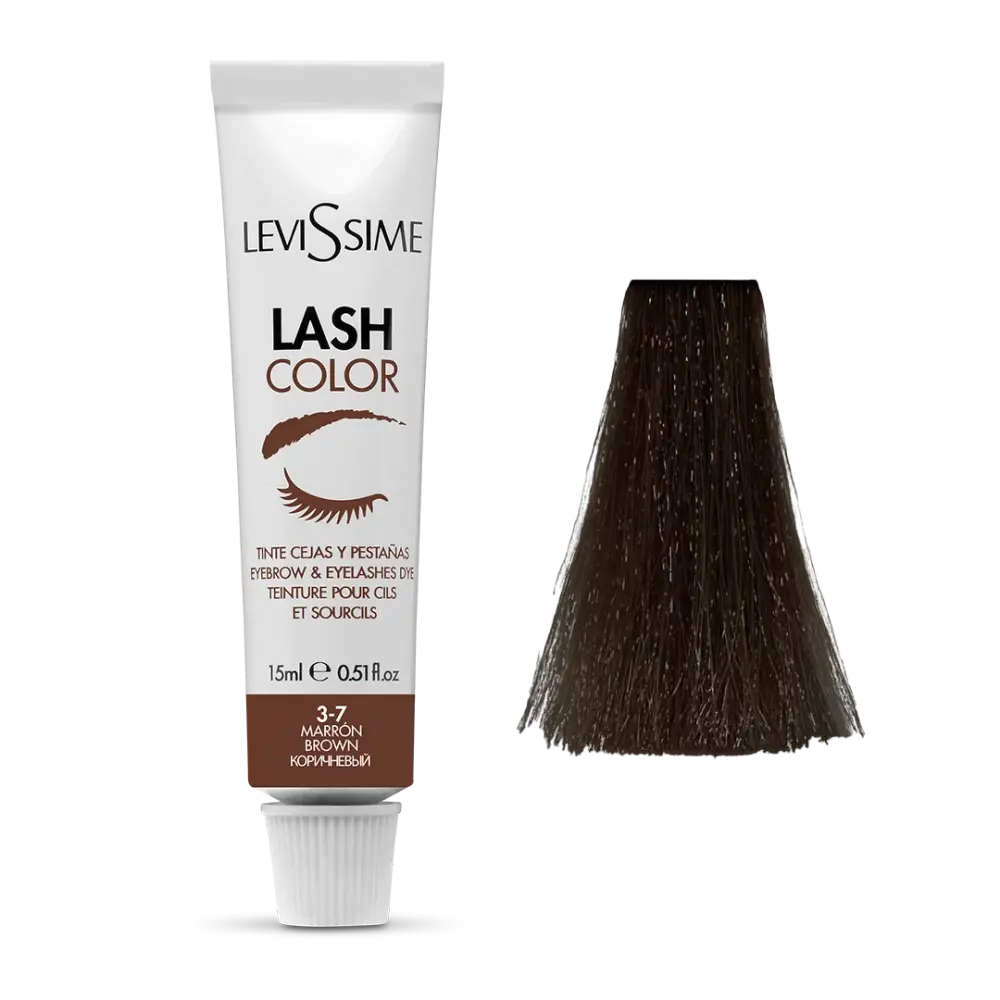 Levissime Краска для бровей и ресниц BROWN, 15 мл [5504]
