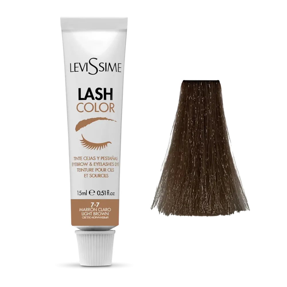 Levissime Antakių ir blakstienų dažai ŠVIESIAI RUDI, 15ml [5507]