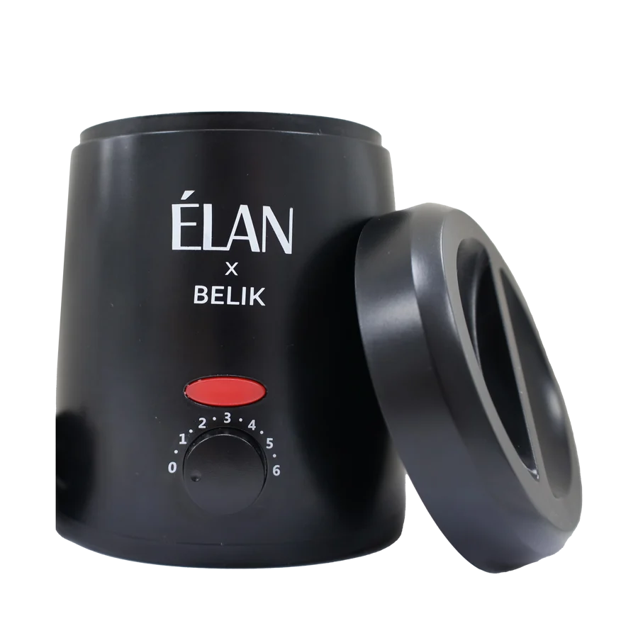 ELAN vaško šildytuvas su termostatu (juodas), „Professional“ serija, 200 ml