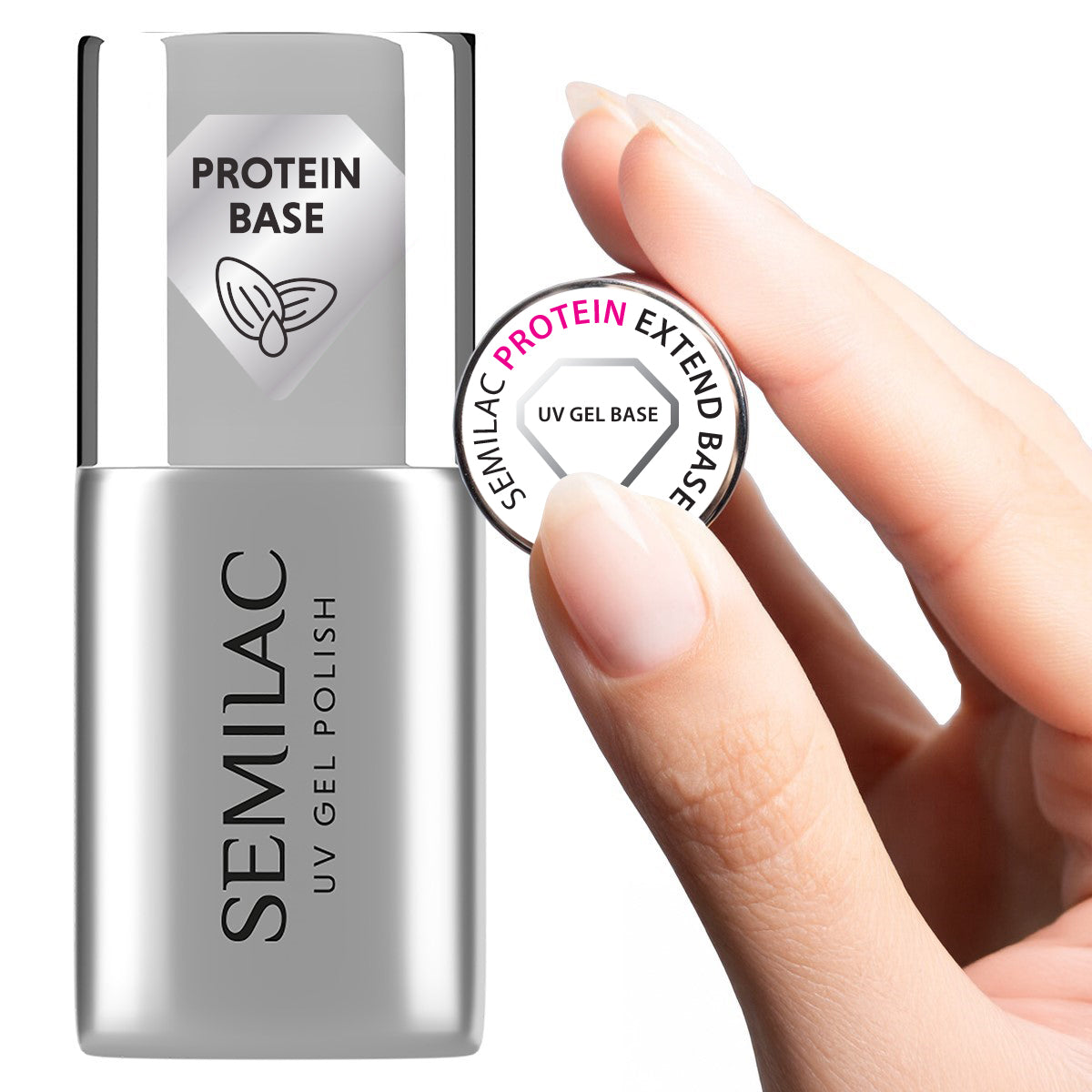 Semilac UV gelio prailginimo baltyminė bazė 7 ml