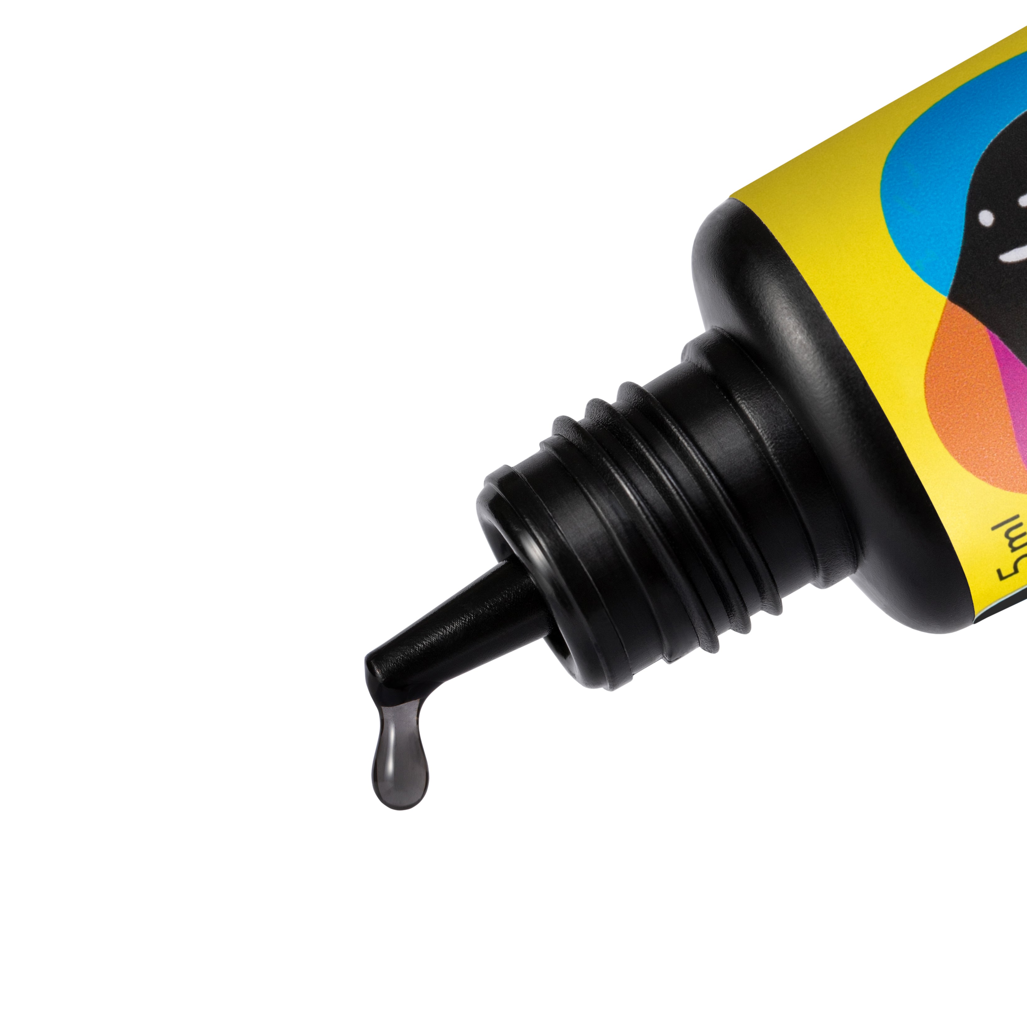 LOVELY UV klijai blakstienų priauginimui „Rili Solar“, juodi, 5 ml
