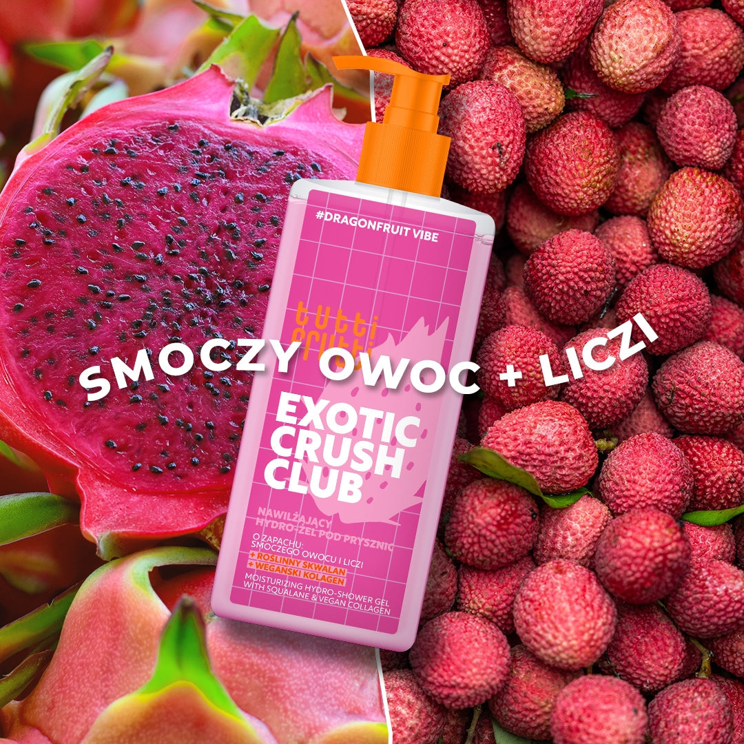 Farmona TUTTI FRUTTI DragonfruitVibe drėkinamasis hidro dušo gelis su skvalanu ir augaliniu kolagenu 400 ml