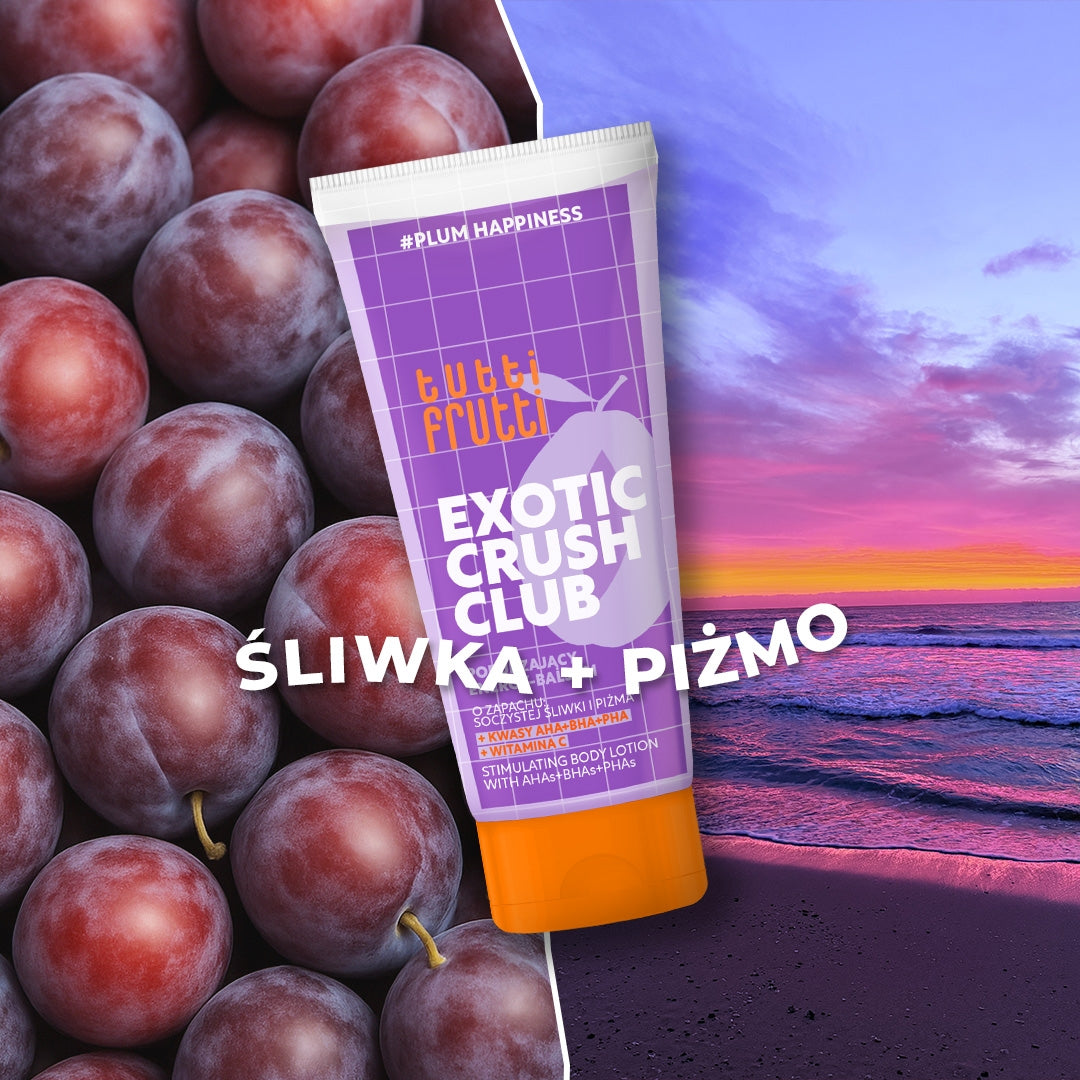 Farmona TUTTI FRUTTI SlyvųDžiaugsmas žadinamasis energijos kūno balzamas su AHA+BHA+PHA rūgštimis 200 ml